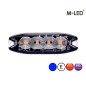 Flitser - M-Led - 3.9" - 9.8cm - Helder - Superdun - 26 flitspatronen - Blauw - R65 - 12V-24V Flitser - M-Led - 3.9" - 9.8cm - Helder - Superdun - 26 flitspatronen - Blauw - R65 - 12V-24V