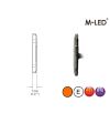 Flitser - M-Led - 2.4" - 6cm - Helder - Positielicht Wit/Rood - 20 flitspatronen - R65 - 12V-24V