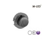 Warning light - M-Led - Undercover Hideaway - 1.6" - 4cm - Clear - 21 flash patterns - White - 12V-24V Warning light - M-Led - Undercover Hideaway - 1.6" - 4cm - Clear - 21 flash patterns - White - 12V-24V