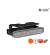 Flitser - M-Led - Undercover - 3.6" - 9.1cm - Smoke - Amber - R65 - 12V-36V