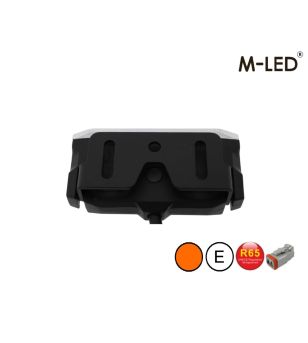 Flitser - M-Led - Undercover - 3.6" - 9.1cm - Smoke - Amber - R65 - 12V-36V
