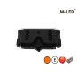 Warning light - M-Led - Undercover - 3.6" - 9.1cm - Smoke - Amber - R65 - 12V-36V Warning light - M-Led - Undercover - 3.6" - 9.1cm - Smoke - Amber - R65 - 12V-36V