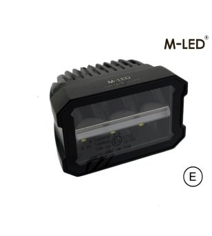 Work light - M-Led - 4.5" - 11.5cm - Position light Red/Amber - Work / Scene
