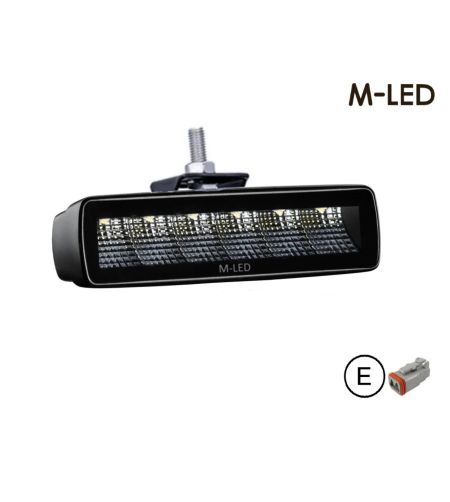 Arbeitsbeleuchtung - M-Led - Sergeant - Randlos - 6.2" - 15.7cm - Dark Look - Wide