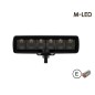 Werklamp - M-Led - Sergeant - Randloos - 6.2" - 15.7cm - Dark Look - Wide Werklamp - M-Led - Sergeant - Randloos - 6.2" - 15.7cm - Dark Look - Wide