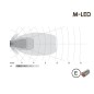 Arbetsbelysning - M-Led - Sergeant - Randlös - 6.2" - 15.7cm - Dark Look - Wide Arbetsbelysning - M-Led - Sergeant - Randlös - 6.2" - 15.7cm - Dark Look - Wide