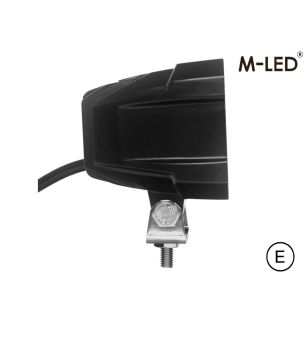 Werklamp - M-Led - 4.5" - 11.5cm - Positielicht Rood/Amber - Work / Scene