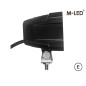Werklamp - M-Led - Randloos - 4.5" - 11.5cm - Positielicht Wit/Amber - Wide Werklamp - M-Led - Randloos - 4.5" - 11.5cm - Positielicht Wit/Amber - Wide