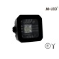Work light - M-Led - 2.9" - 7.4cm - Position light Red/Amber - Wide Work light - M-Led - 2.9" - 7.4cm - Position light Red/Amber - Wide