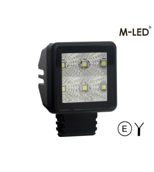Werklamp - M-Led - 3.1" - 7.8cm - Positielicht Rood/Amber - Work / Scene