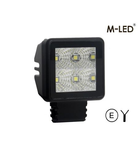 Werklamp - M-Led - 3.1" - 7.8cm - Positielicht Rood/Amber - Work / Scene