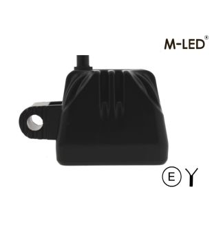 Arbetsbelysning - M-Led - 3.1" - 7.8cm - Positionsljus Röd/Bärnsten - Work / Scene -