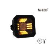 Work light - M-Led - 3.1" - 7.8cm - Position light Red/Amber - Work / Scene