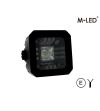 Work light - M-Led - 3.1" - 7.8cm - Position light Red/Amber - Work / Scene