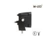 Work light - M-Led - 2.9" - 7.4cm - Position light White/Amber - Wide Work light - M-Led - 2.9" - 7.4cm - Position light White/Amber - Wide