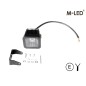 Work light - M-Led - 2.9" - 7.4cm - Position light White/Amber - Wide Work light - M-Led - 2.9" - 7.4cm - Position light White/Amber - Wide