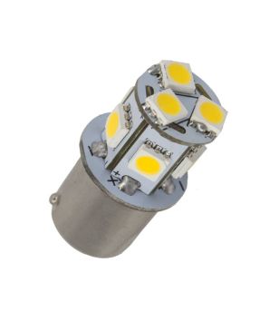 LED lamp - Ledson - 8-Led - BA15S / R5W - White - 24V