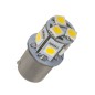 LED lamp - Ledson - 8-Led - BA15S / R5W - Warm white - 24V