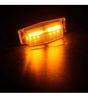 Double burner - Omnius - Dual Color - 5" - 12.6cm - Clear - White/Amber - 24V