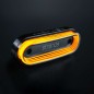 Marker Light - Strands - FOR9T Gravity - 4.5" - 11.5cm - Smoke - Amber - 12V-36V