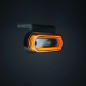 Marker Light - Strands - FOR9T Gravity - 4.5" - 11.5cm - Smoke - Amber - 12V-36V