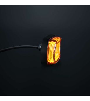Markeringslicht - Strands - FOR9T Gravity - 4.5" - 11.5cm - Smoke - Amber - 12V-36V