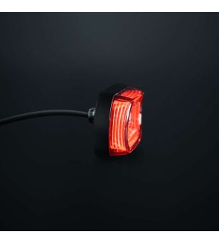 Markeringslicht - Strands - FOR9T Gravity - 4.5" - 11.5cm - Smoke - Rood - 12V-36V