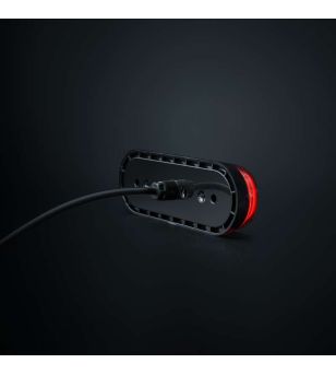 Markeringslicht - Strands - FOR9T Gravity - 4.5" - 11.5cm - Smoke - Rood - 12V-36V