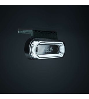 Markeringslicht - Strands - FOR9T Gravity - 4.5" - 11.5cm - Smoke - Wit - 12V-36V