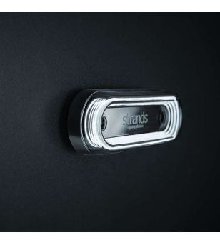 Marker Light - Strands - FOR9T Gravity - 4.5" - 11.5cm - Smoke - White - 12V-36V