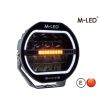 Fernscheinwerfer - M-Led - Klassisch 220 - 9.5" - 24.2cm - Smoke - Positionslicht Weiß/Amber - Spot
