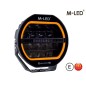 Driving light - M-Led - Co-Pilot - 8.9" - 22.5cm - Position light White/Amber - 1 flash pattern - Driving Spot Combo Driving light - M-Led - Co-Pilot - 8.9" - 22.5cm - Position light White/Amber - 1 flash pattern - Driving Spot Combo