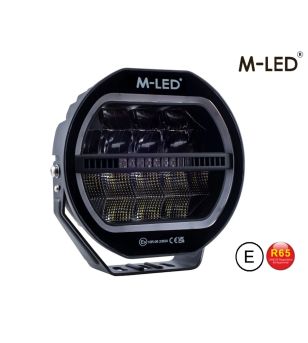 Driving light - M-Led - Classic 220 - 9.5" - 24.2cm - Smoke - Position light White/Amber - Spot