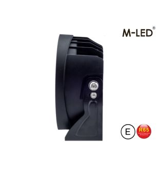 Extraljus - M-Led - Classic 220 - 9.5" - 24.2cm - Smoke - Positionsljus Vit/Bärnsten - Spot 