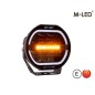 Driving light - M-Led - Co-Pilot - 7" - 17.8cm - Position light White/Amber - 1 flash pattern - Driving Spot Combo Driving light - M-Led - Co-Pilot - 7" - 17.8cm - Position light White/Amber - 1 flash pattern - Driving Spot Combo