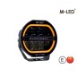 Fernscheinwerfer - M-Led - Co-Pilot - 7" - 17.8cm - Positionslicht Weiß/Amber - 1 Blinkmuster - Driving Spot Combo Fernscheinwerfer - M-Led - Co-Pilot - 7" - 17.8cm - Positionslicht Weiß/Amber - 1 Blinkmuster - Driving Spot Combo