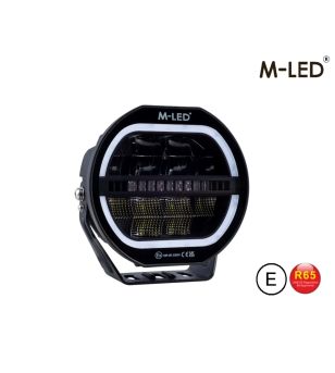 Driving light - M-Led - Classic 220 - 9.5" - 24.2cm - Smoke - Position light White/Amber - Spot