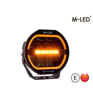Verstraler - M-Led - Classic 220 - 9.5" - 24.2cm - Smoke - Positielicht Wit/Amber - Spot