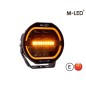 Extraljus - M-Led - Co-Pilot - 7" - 17.8cm - Positionsljus Vit/Bärnsten - 1 blixtmönster - Driving Spot Combo - Extraljus - M-Led - Co-Pilot - 7" - 17.8cm - Positionsljus Vit/Bärnsten - 1 blixtmönster - Driving Spot Combo -