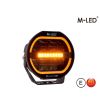 Verstraler - M-Led - Classic 220 - 9.5" - 24.2cm - Smoke - Positielicht Wit/Amber - Spot