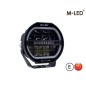 Driving light - M-Led - Co-Pilot - 7" - 17.8cm - Position light White/Amber - 1 flash pattern - Driving Spot Combo Driving light - M-Led - Co-Pilot - 7" - 17.8cm - Position light White/Amber - 1 flash pattern - Driving Spot Combo