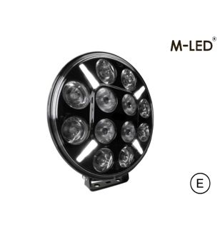 Driving light - M-Led - Classic 220 - 9.5" - 24.2cm - Smoke - Position light White/Amber - Spot