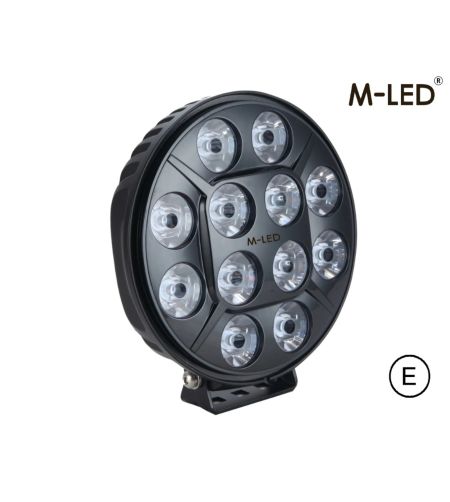 Extraljus - M-Led - 8.6" - 21.8cm - Positionsljus Vit - Driving