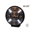 Fernscheinwerfer - M-Led - Klassisch 220 - 9.5" - 24.2cm - Smoke - Positionslicht Weiß/Amber - Spot 