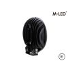 Driving light - M-Led - Classic 220 - 9.5" - 24.2cm - Smoke - Position light White/Amber - Spot