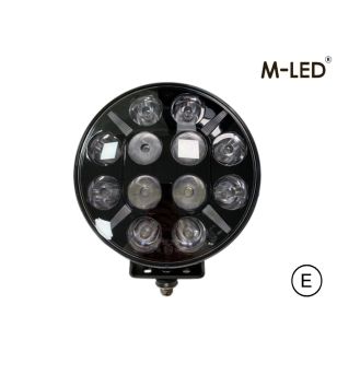 Fernscheinwerfer - M-Led - Klassisch 220 - 9.5" - 24.2cm - Smoke - Positionslicht Weiß/Amber - Spot 