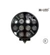 Driving light - M-Led - Classic 220 - 9.5" - 24.2cm - Smoke - Position light White/Amber - Spot