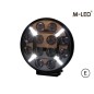 Extraljus - M-Led - 7" - 18cm - Positionsljus Vit - Driving Extraljus - M-Led - 7" - 18cm - Positionsljus Vit - Driving
