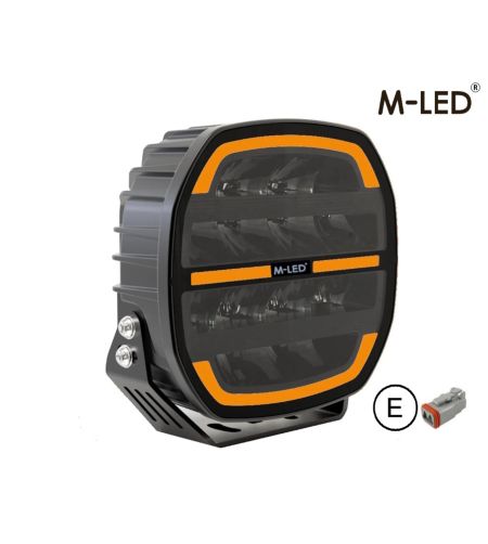 Fernscheinwerfer - M-Led - Klassisch 220 - 9.5" - 24.2cm - Smoke - Positionslicht Weiß/Amber - Spot 