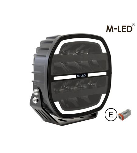 Fernscheinwerfer - M-Led - Phoenix - Kombi - 8.7" - 22cm - Positionslicht Weiß/Amber - Driving Spot Combo 